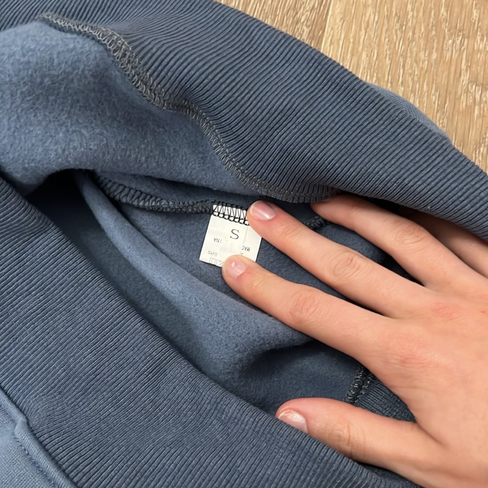 Blue Basic Hoodie - Picture 4 of 4